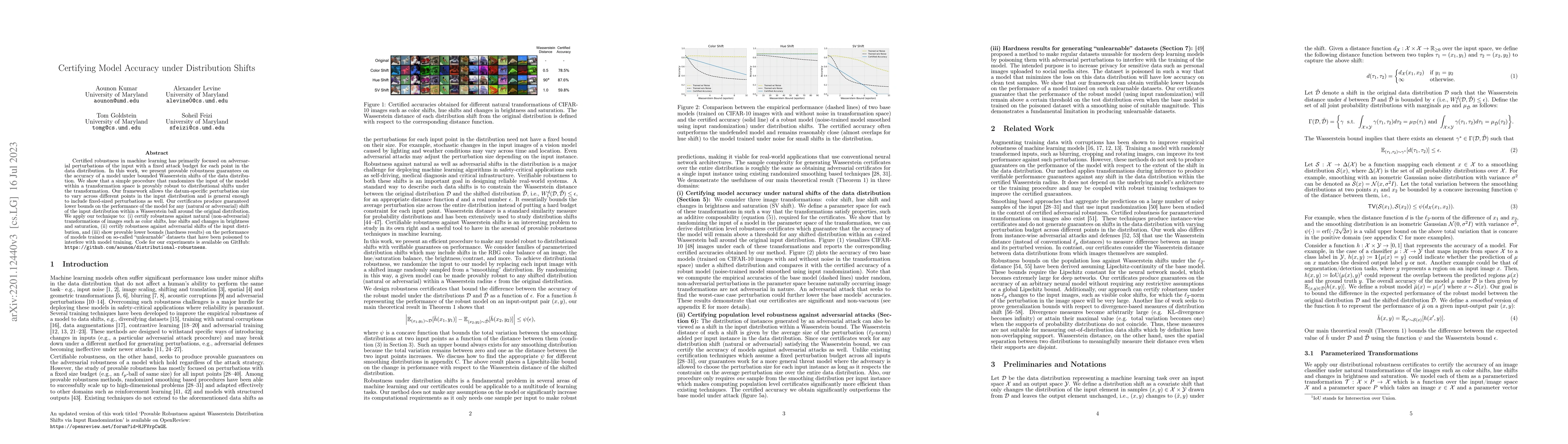 Thumbnail for Certifying Model Accuracy under Distribution Shifts