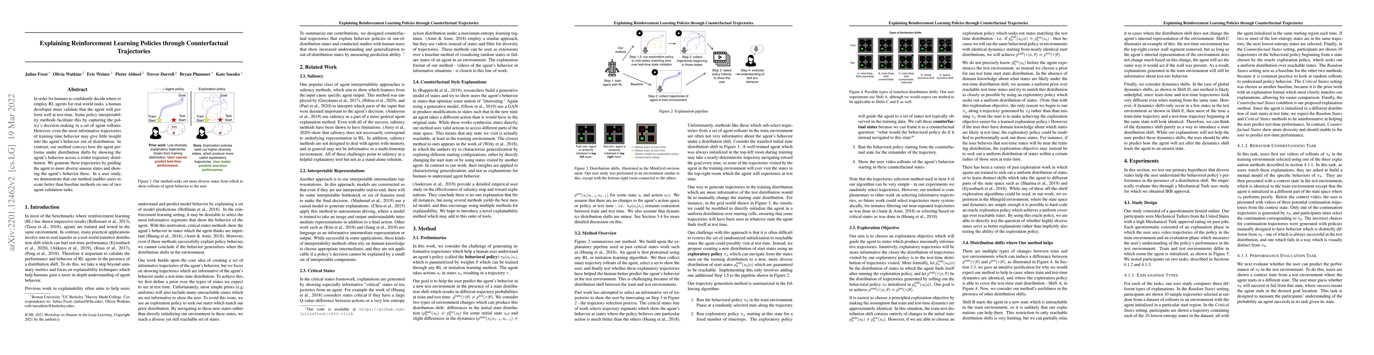 Thumbnail for Explaining Reinforcement Learning Policies through Counterfactual
  Trajectories