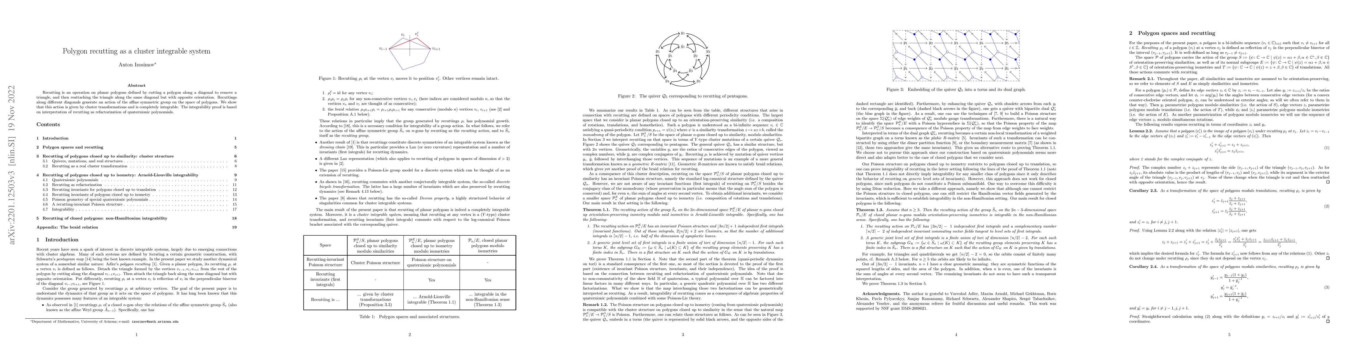 Thumbnail for Polygon recutting as a cluster integrable system