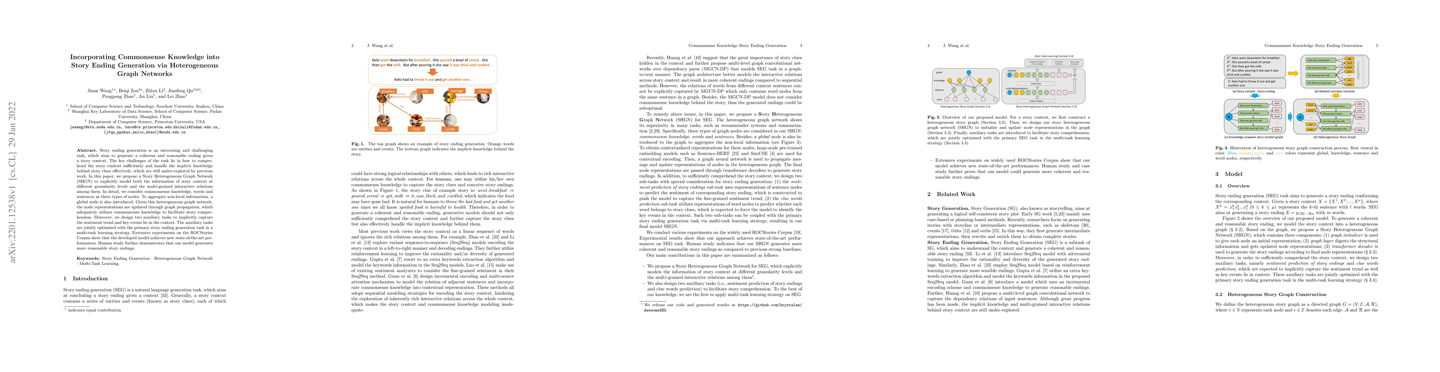 Thumbnail for Incorporating Commonsense Knowledge into Story Ending Generation via
  Heterogeneous Graph Networks