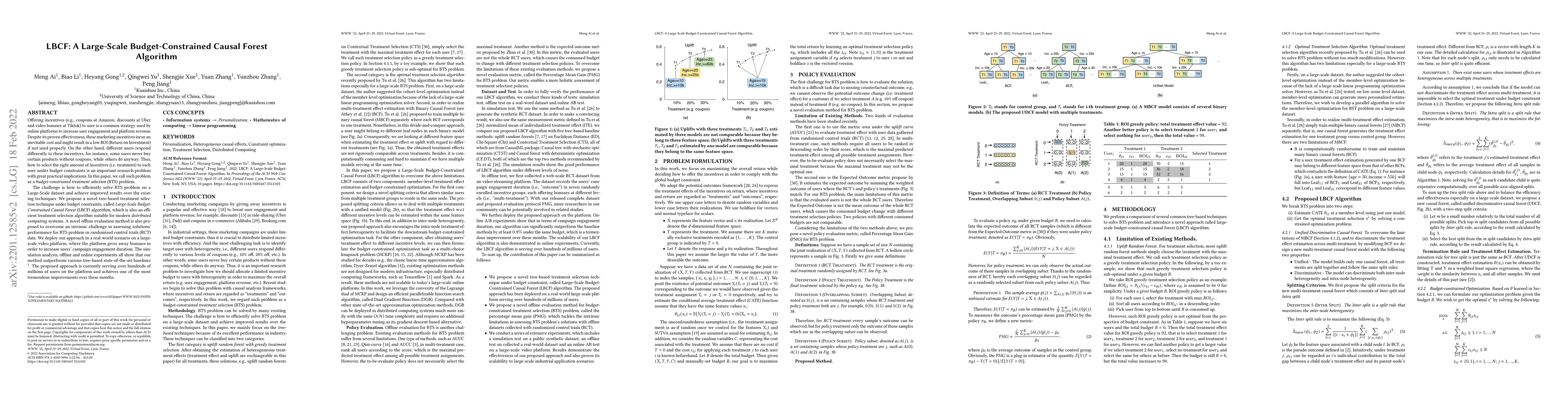Thumbnail for LBCF: A Large-Scale Budget-Constrained Causal Forest Algorithm