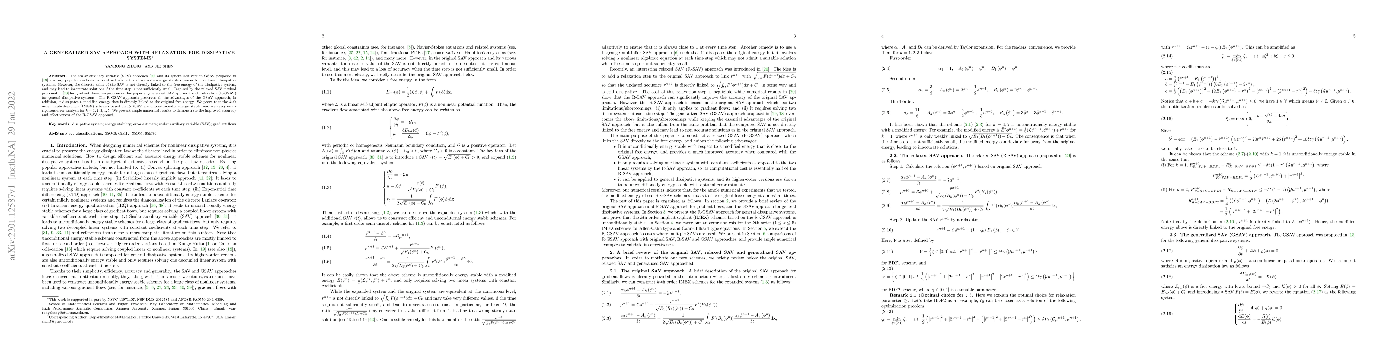 Thumbnail for A generalized SAV approach with relaxation for dissipative systems