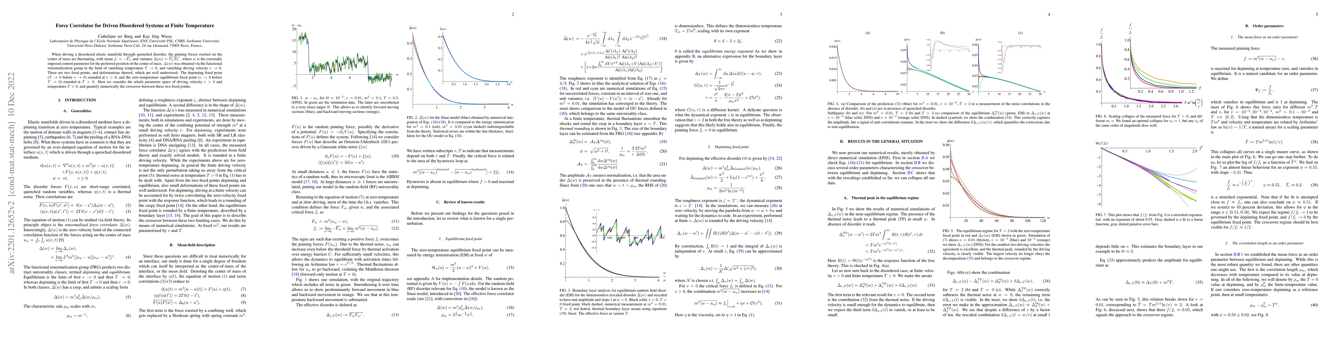 Thumbnail for Force-Force Correlator for Driven Disordered Systems at Finite
  Temperature