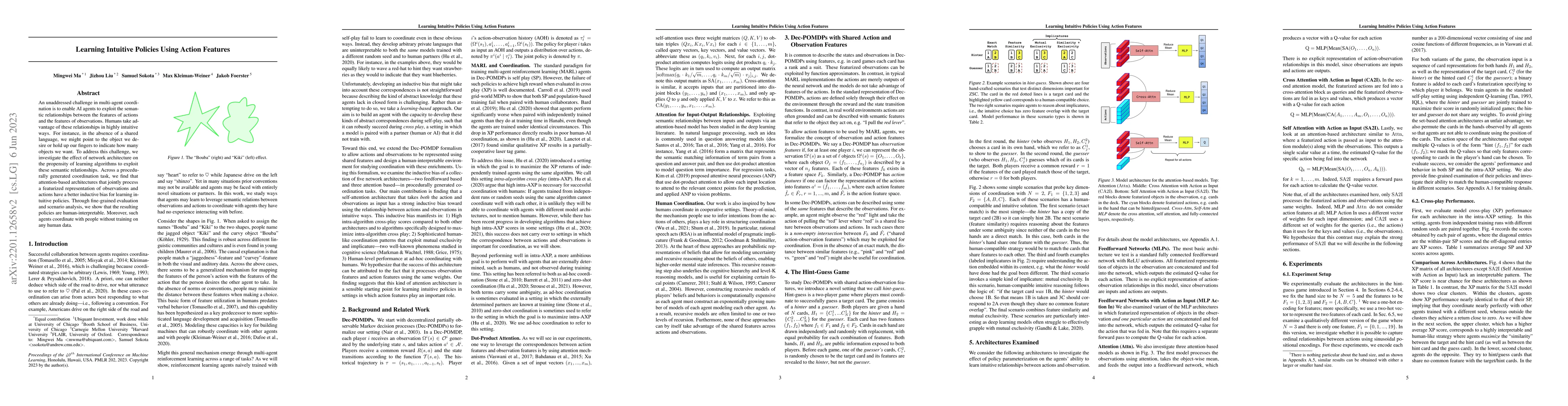 Thumbnail for Learning Intuitive Policies Using Action Features