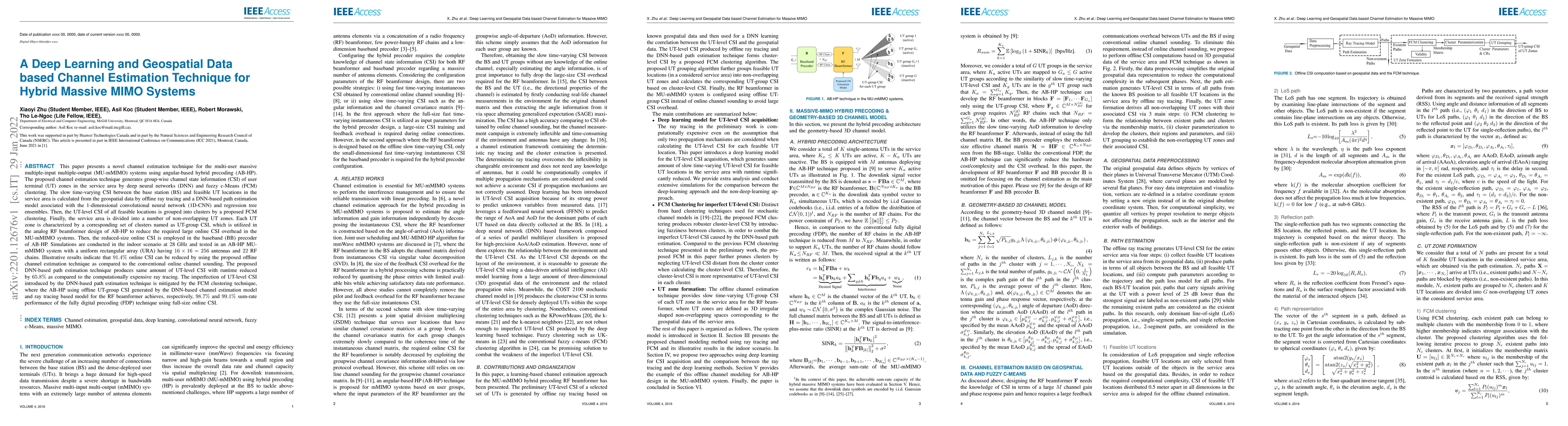 Thumbnail for A Deep Learning and Geospatial Data-Based Channel Estimation Technique
  for Hybrid Massive MIMO Systems
