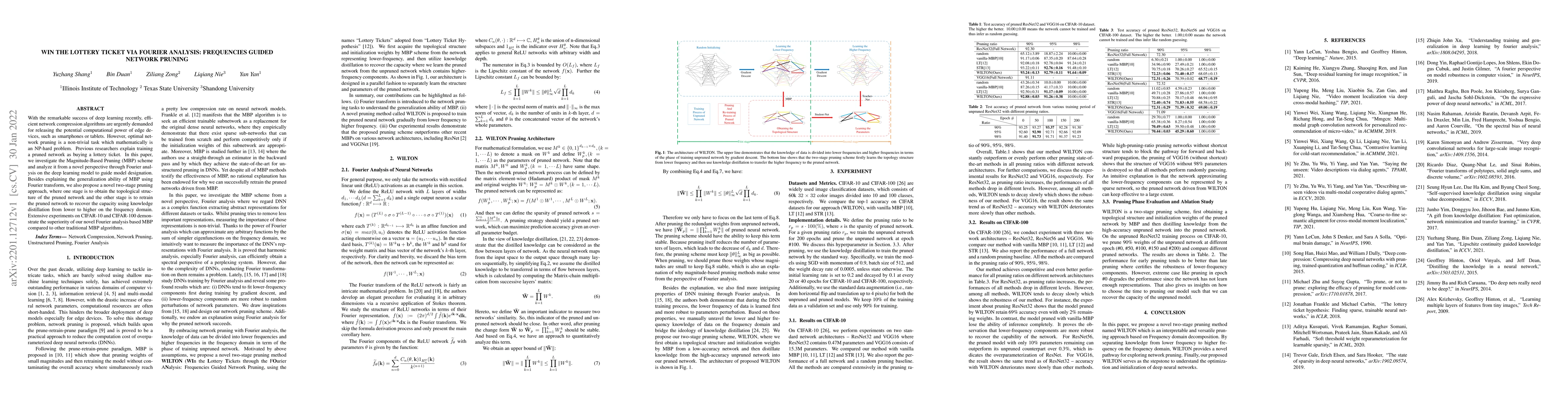 Thumbnail for Win the Lottery Ticket via Fourier Analysis: Frequencies Guided Network
  Pruning