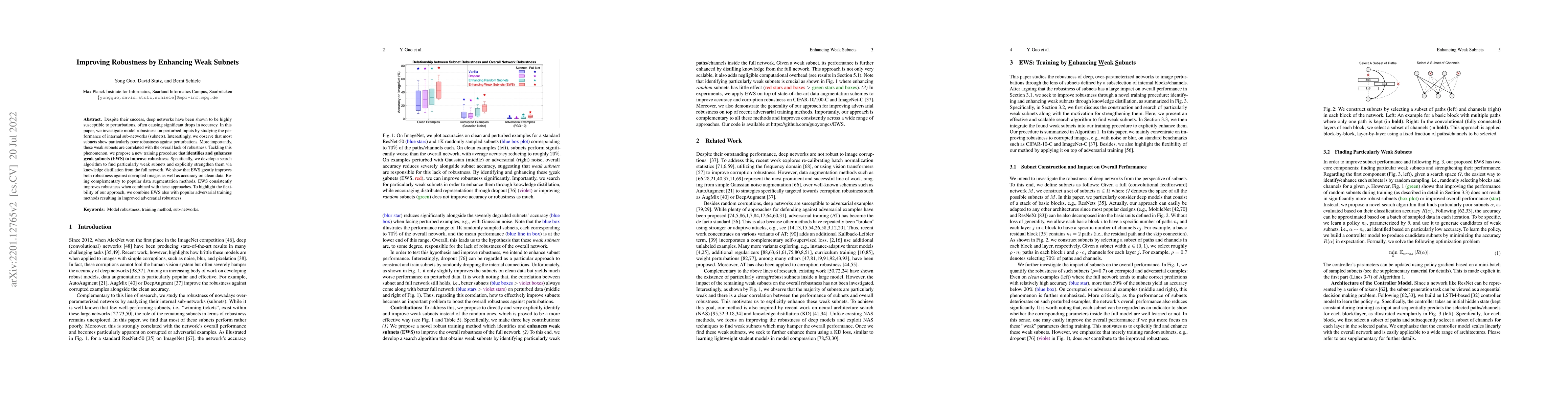 Thumbnail for Improving Robustness by Enhancing Weak Subnets
