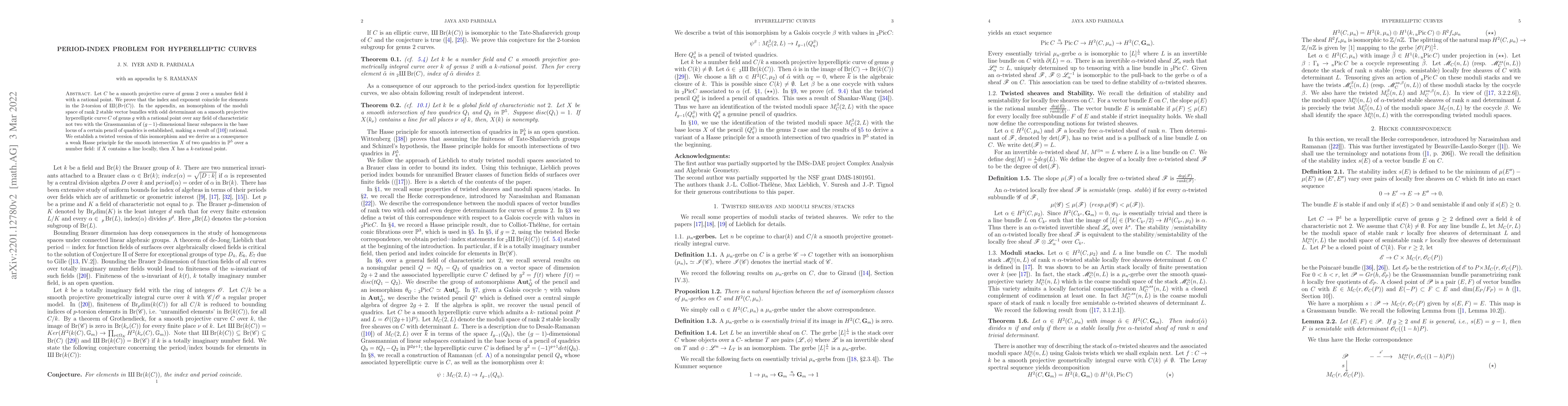Thumbnail for Period -Index problem for hyperelliptic curves