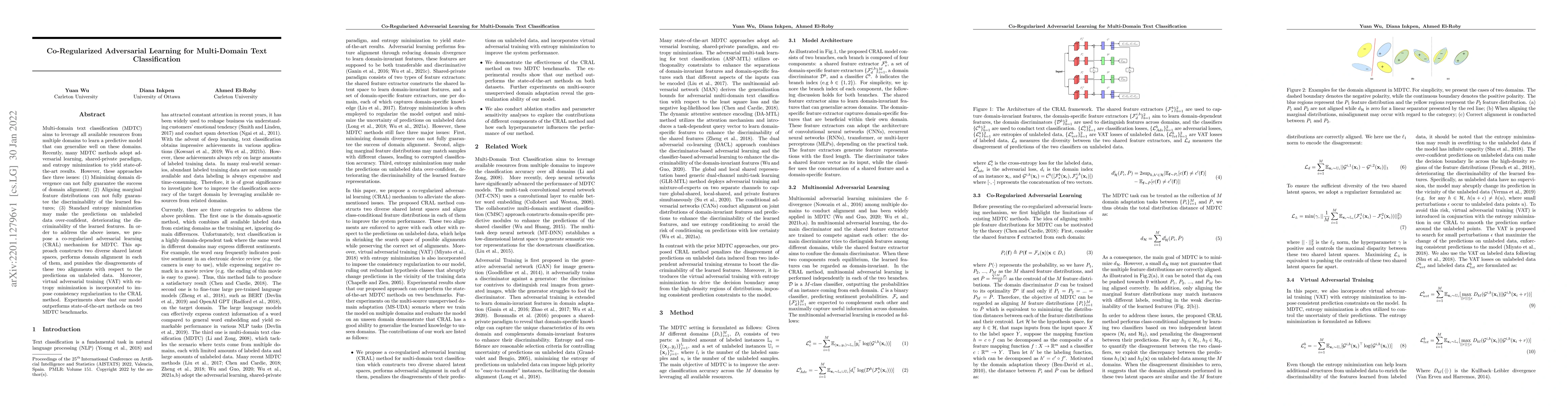 Thumbnail for Co-Regularized Adversarial Learning for Multi-Domain Text Classification