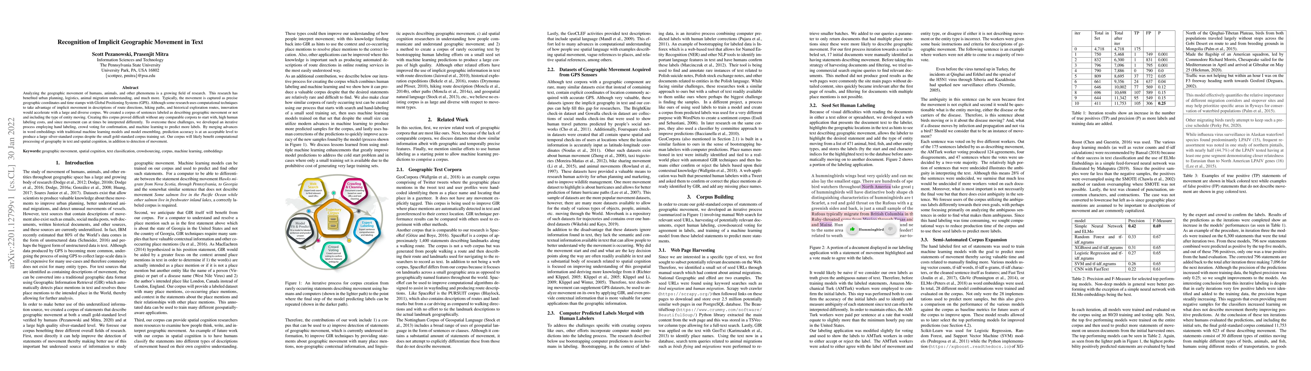 Thumbnail for Recognition of Implicit Geographic Movement in Text