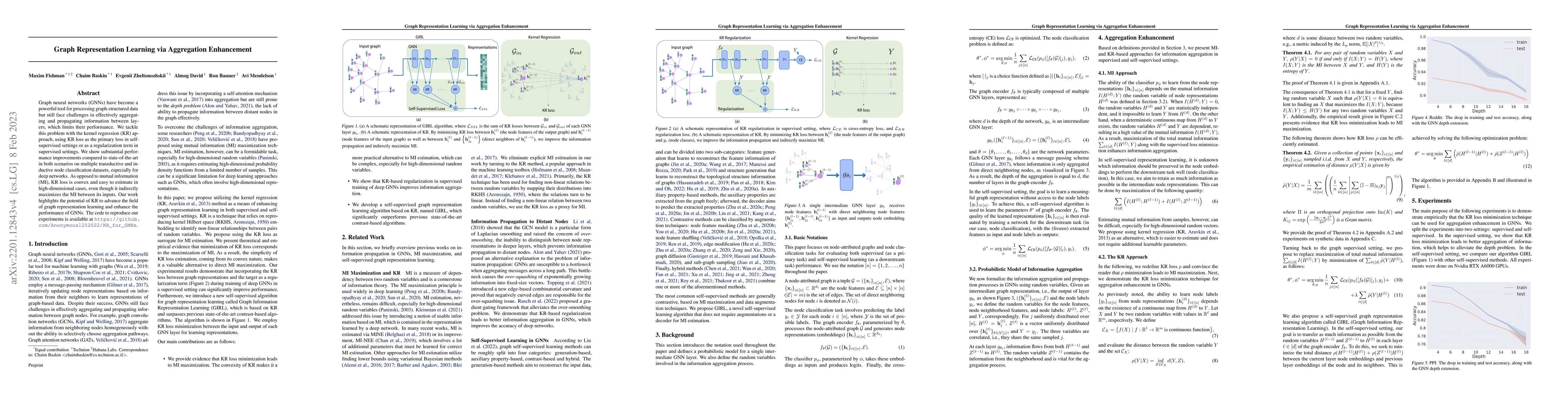 Thumbnail for Graph Representation Learning via Aggregation Enhancement