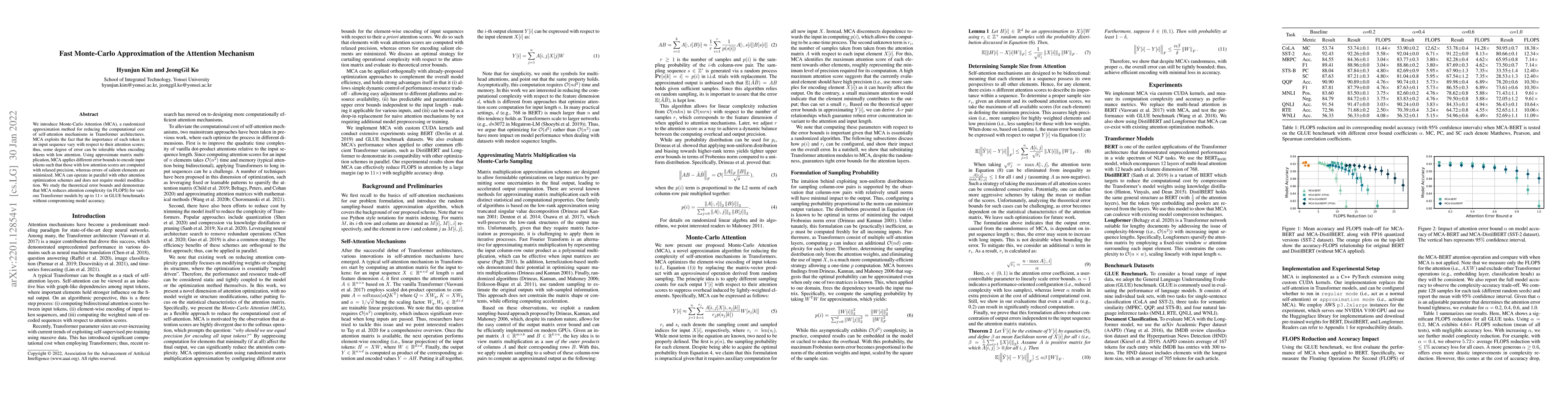 Thumbnail for Fast Monte-Carlo Approximation of the Attention Mechanism