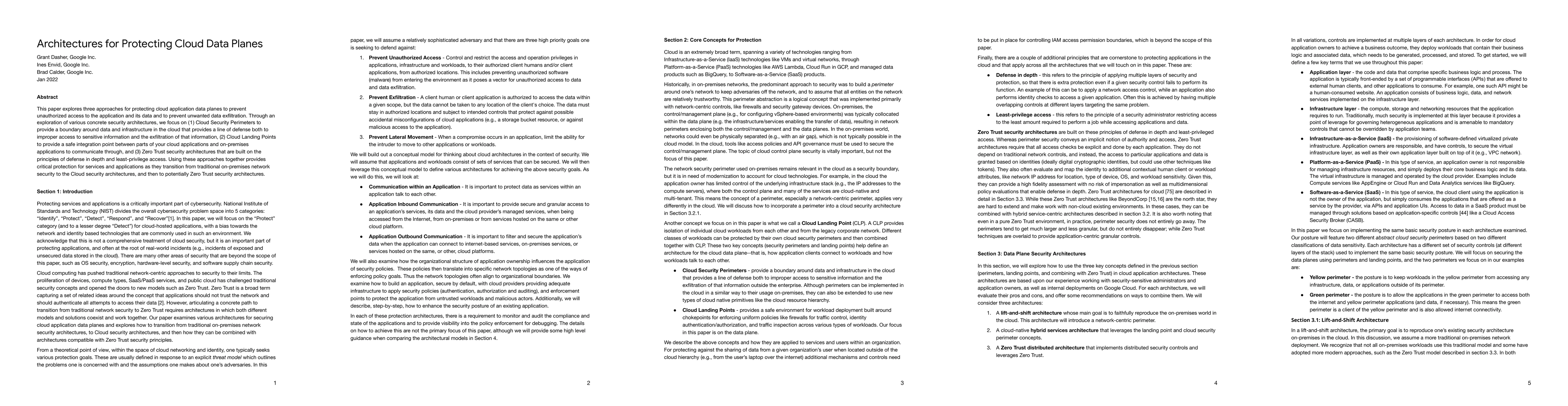 Thumbnail for Architectures for Protecting Cloud Data Planes