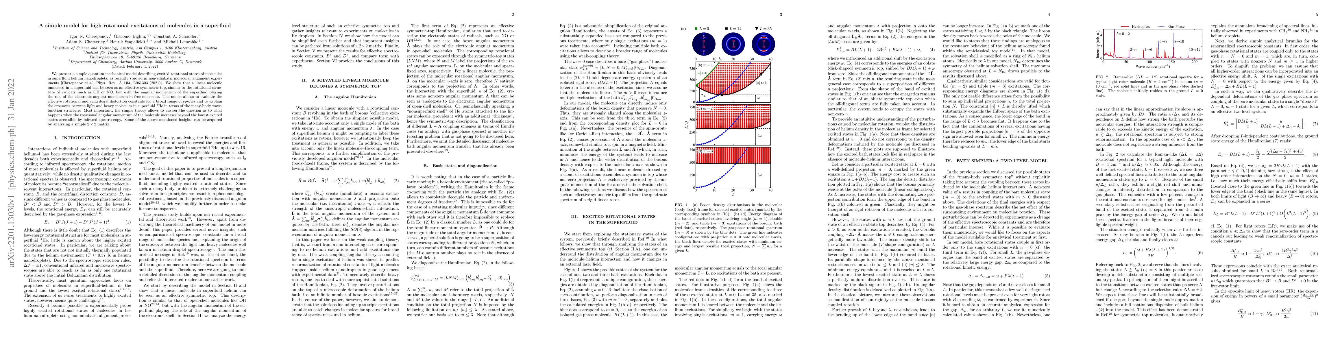 Thumbnail for A simple model for high rotational excitations of molecules in a
  superfluid