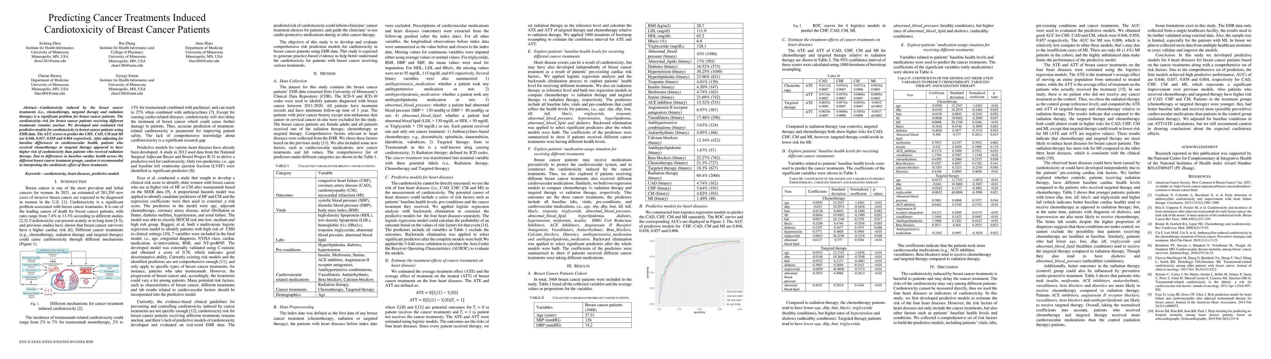 Thumbnail for Predicting Cancer Treatments Induced Cardiotoxicity of Breast Cancer
  Patients