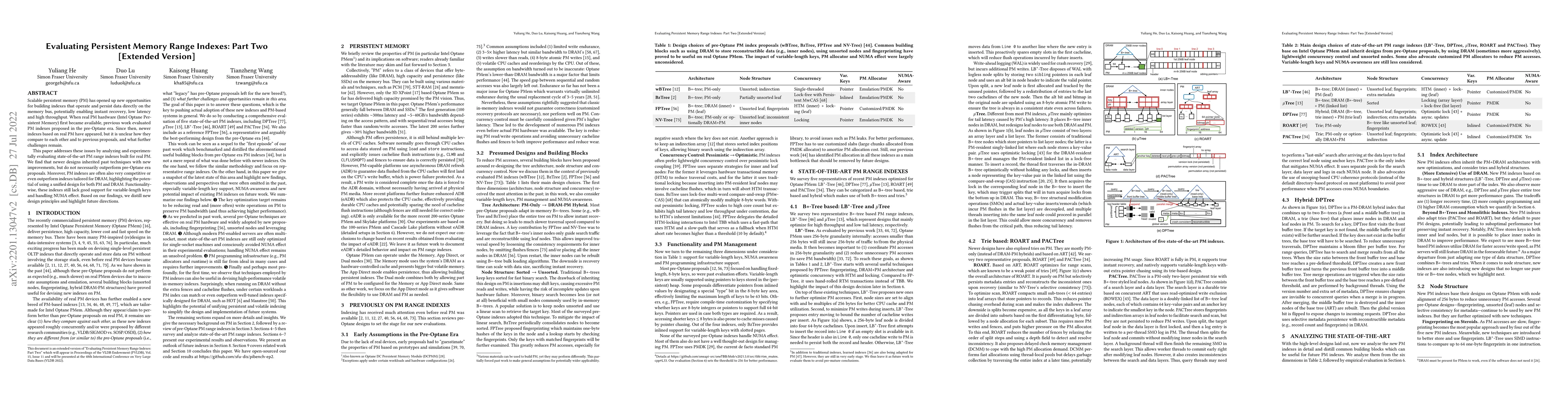 Thumbnail for Evaluating Persistent Memory Range Indexes: Part Two [Extended Version]