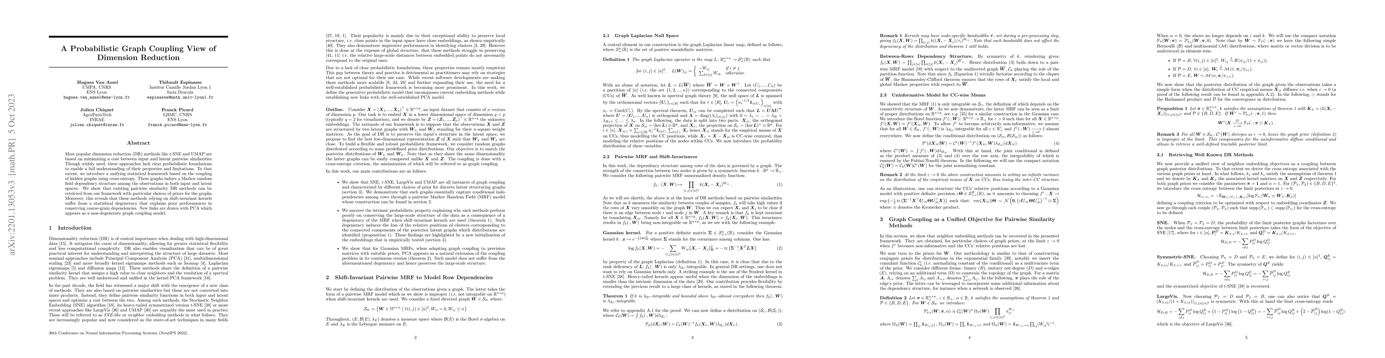 Thumbnail for A Probabilistic Graph Coupling View of Dimension Reduction