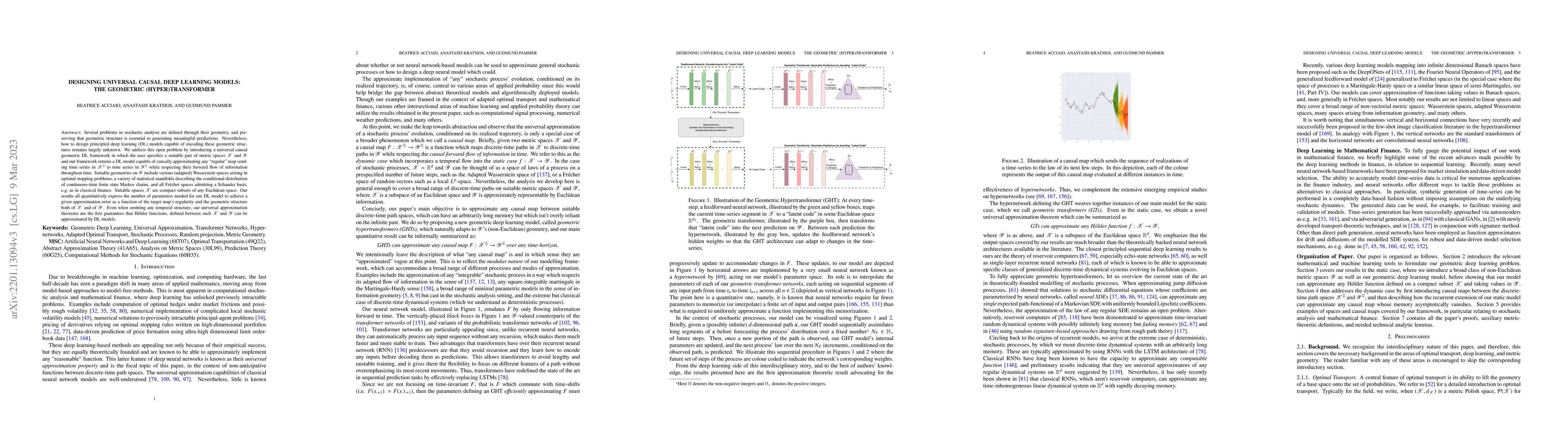 Thumbnail for Designing Universal Causal Deep Learning Models: The Geometric
  (Hyper)Transformer