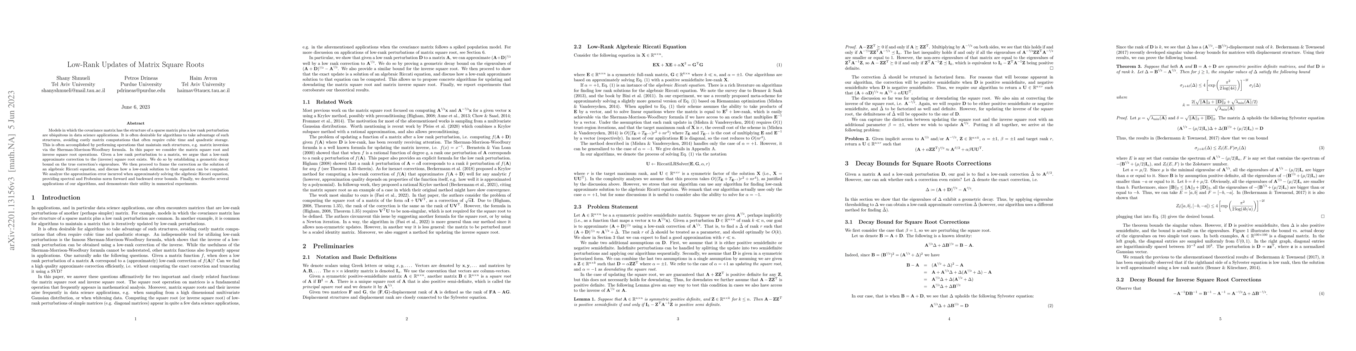 Thumbnail for Low-Rank Updates of Matrix Square Roots