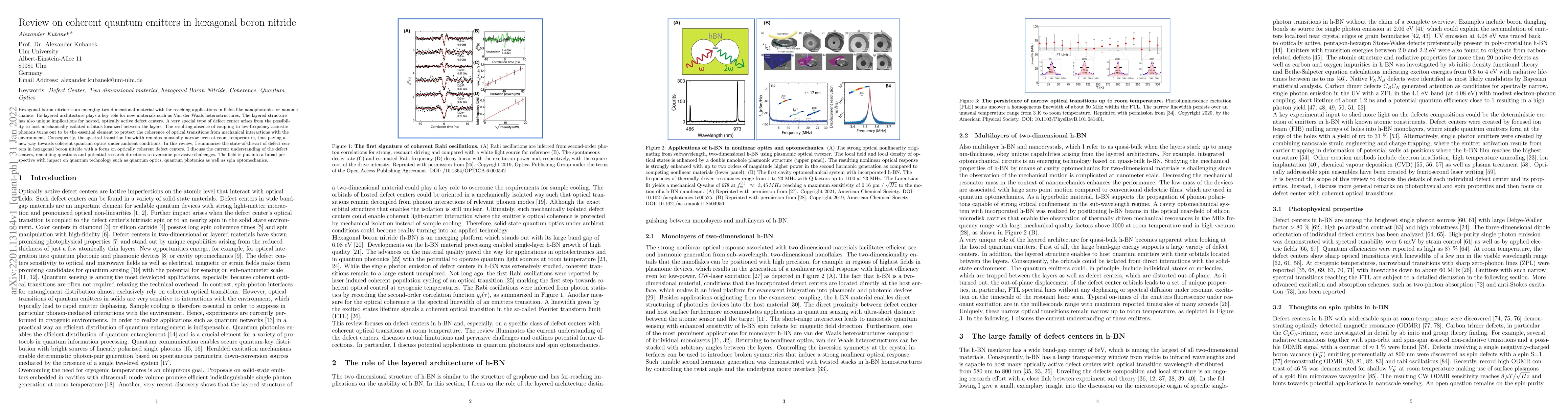Thumbnail for Review on coherent quantum emitters in hexagonal boron nitride