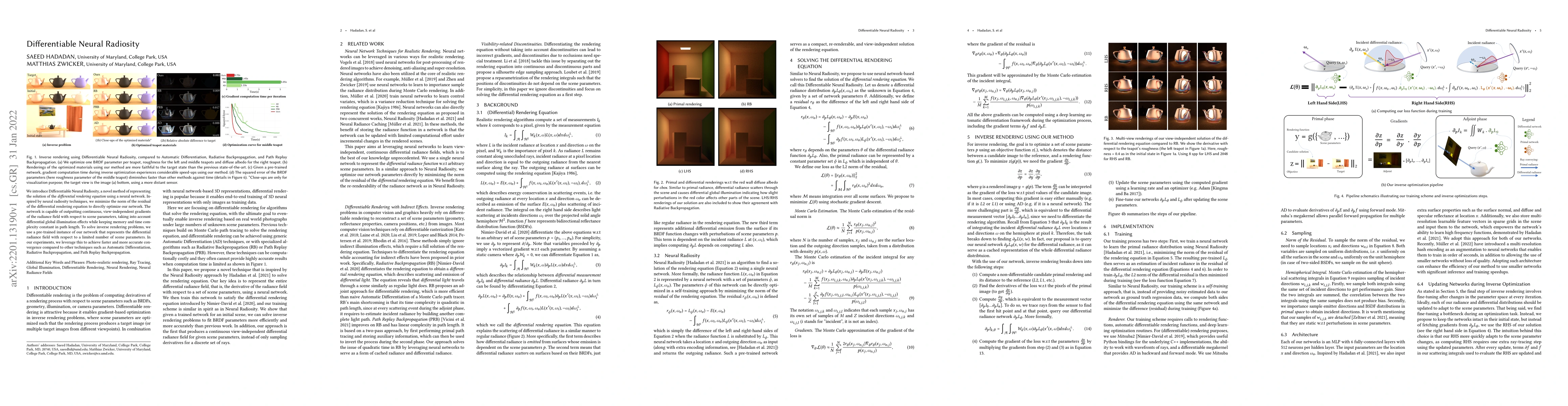 Thumbnail for Differentiable Neural Radiosity