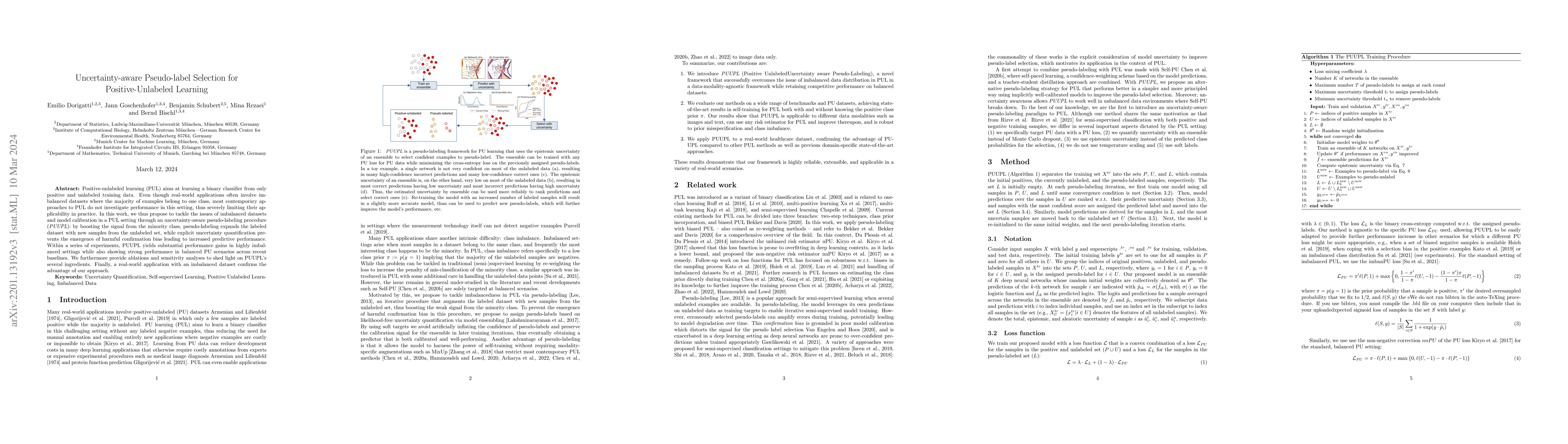 Thumbnail for Uncertainty-aware Pseudo-label Selection for Positive-Unlabeled Learning