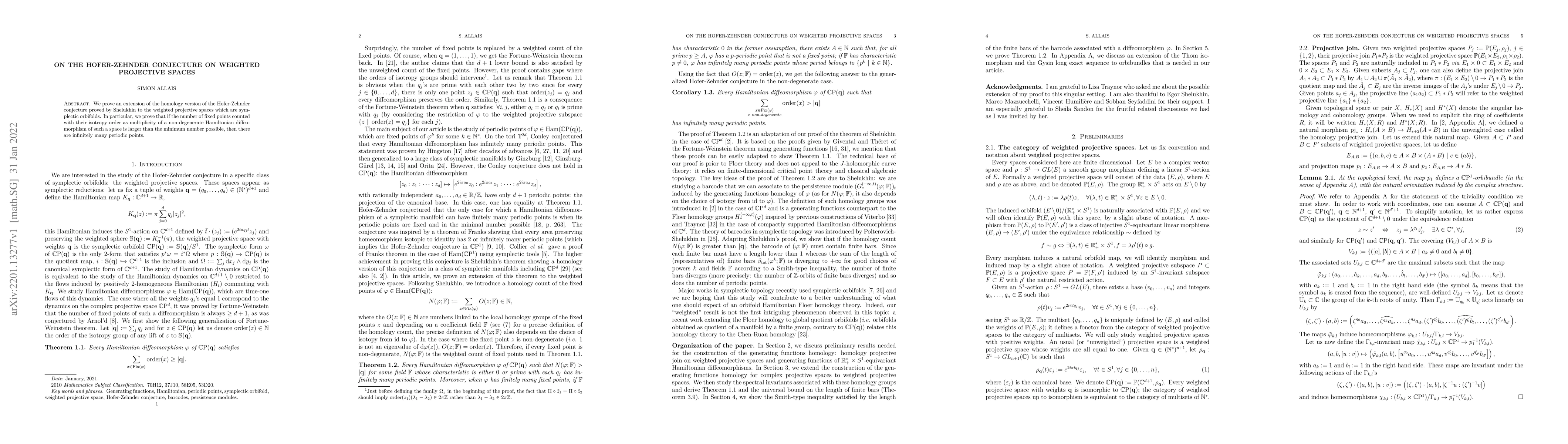 Thumbnail for On the Hofer-Zehnder conjecture on weighted projective spaces