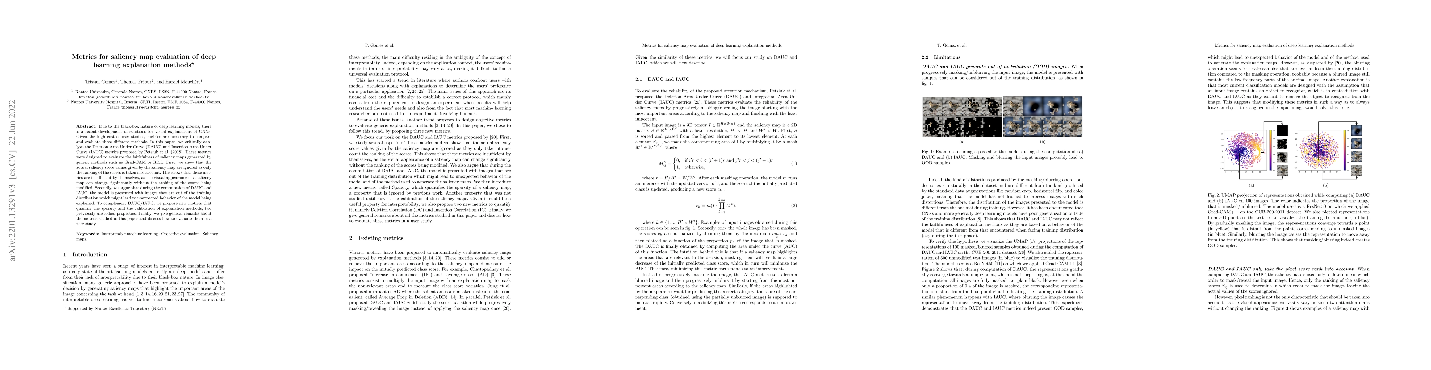 Thumbnail for Metrics for saliency map evaluation of deep learning explanation methods