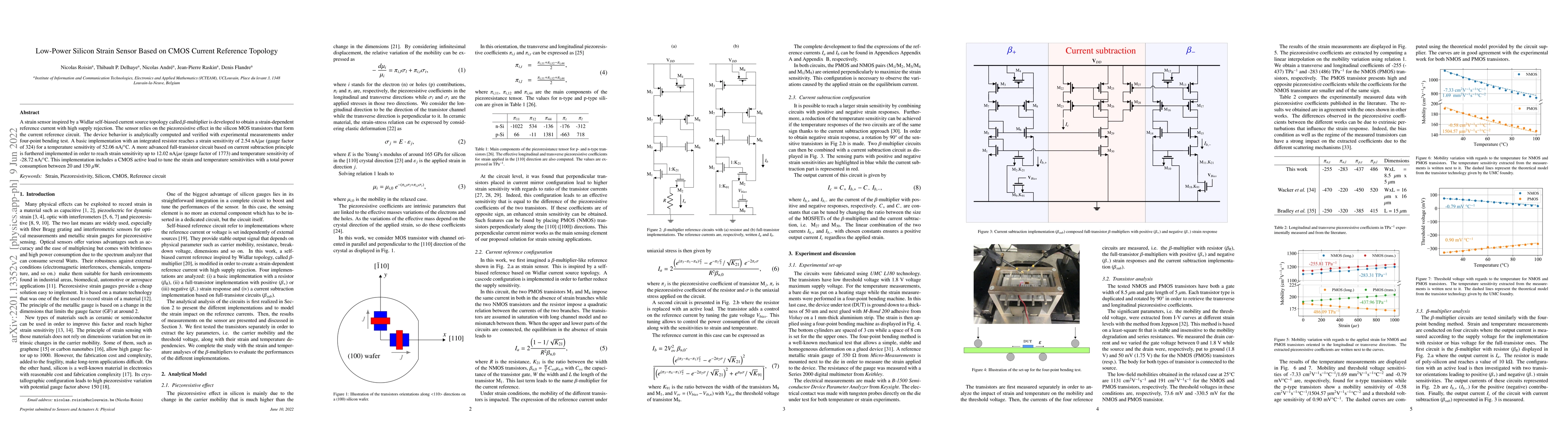 Thumbnail for Low-Power Silicon Strain Sensor Based on CMOS Current Reference Topology