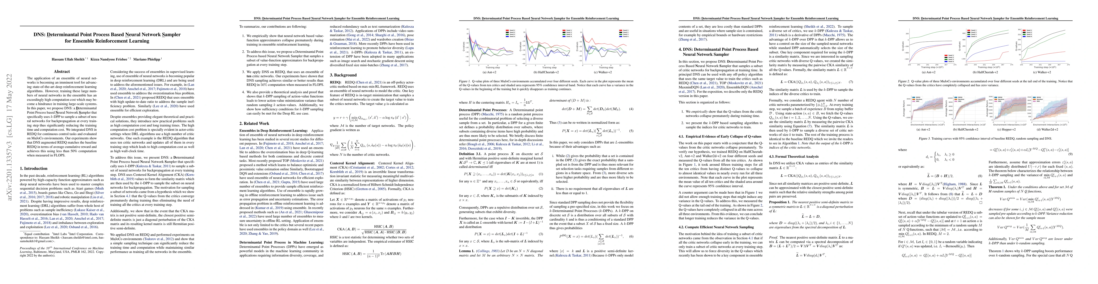 Thumbnail for DNS: Determinantal Point Process Based Neural Network Sampler for
  Ensemble Reinforcement Learning