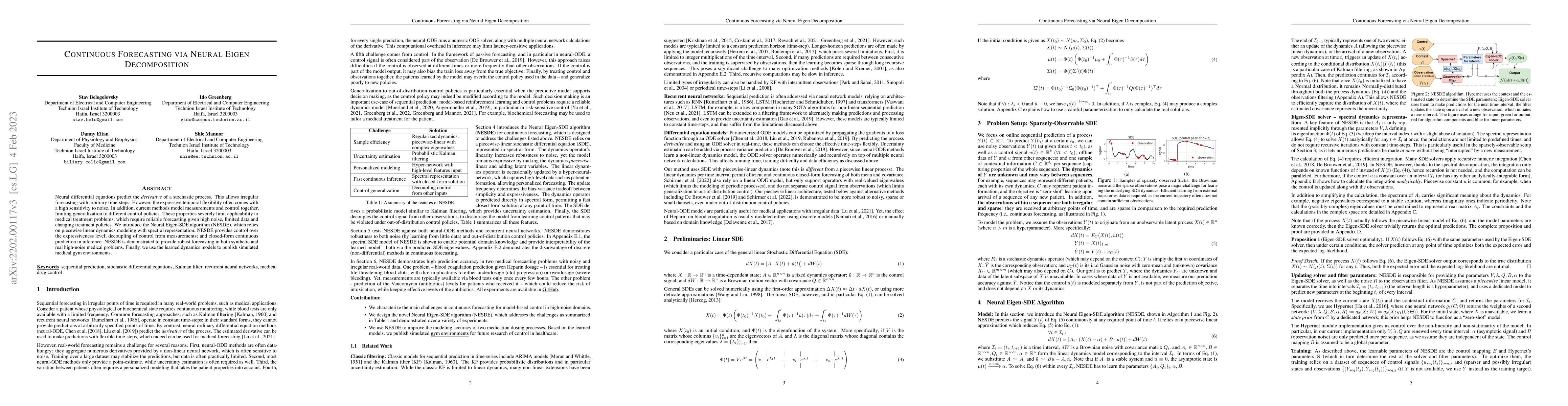 Thumbnail for Continuous Forecasting via Neural Eigen Decomposition