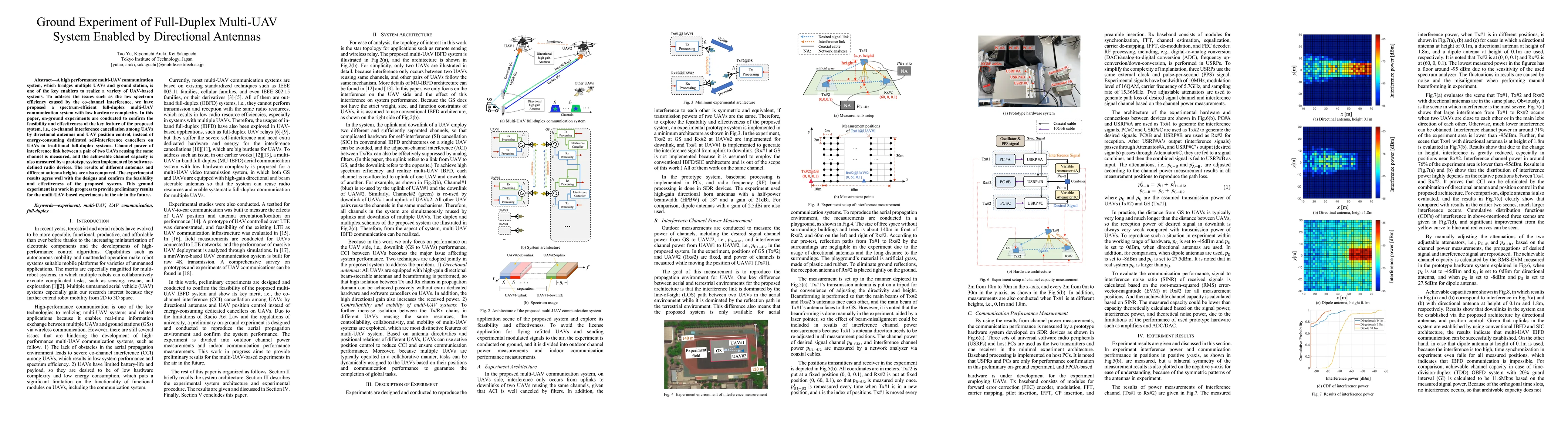 Thumbnail for Ground Experiment of Full-Duplex Multi-UAV System Enabled by Directional
  Antennas