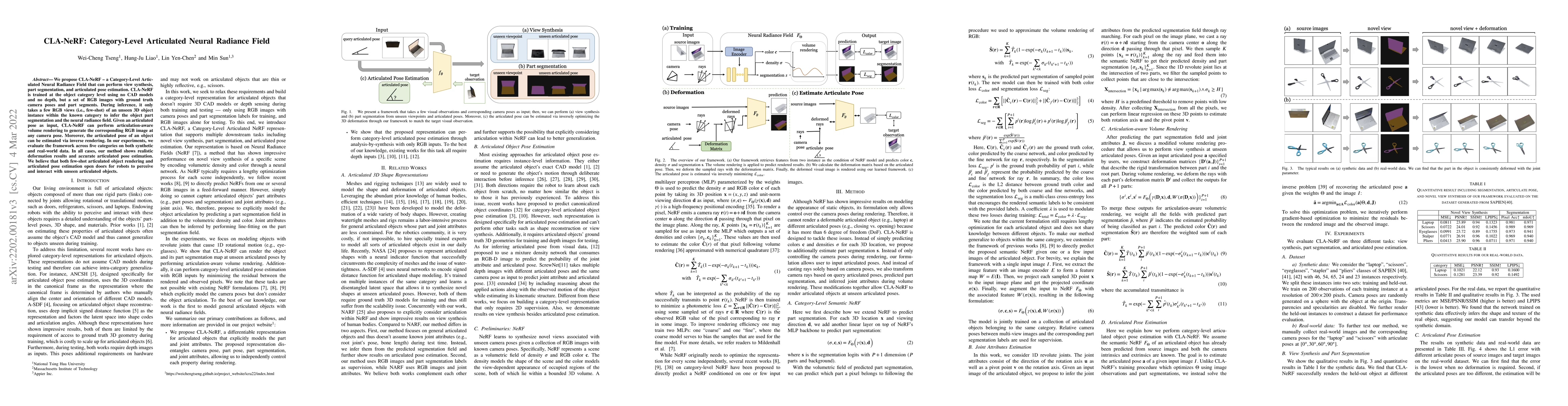 Thumbnail for CLA-NeRF: Category-Level Articulated Neural Radiance Field