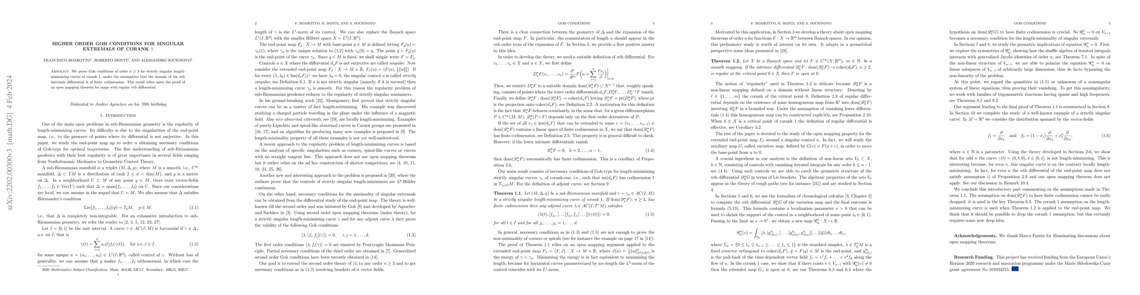 Thumbnail for Higher order Goh conditions for singular extremals of corank 1
