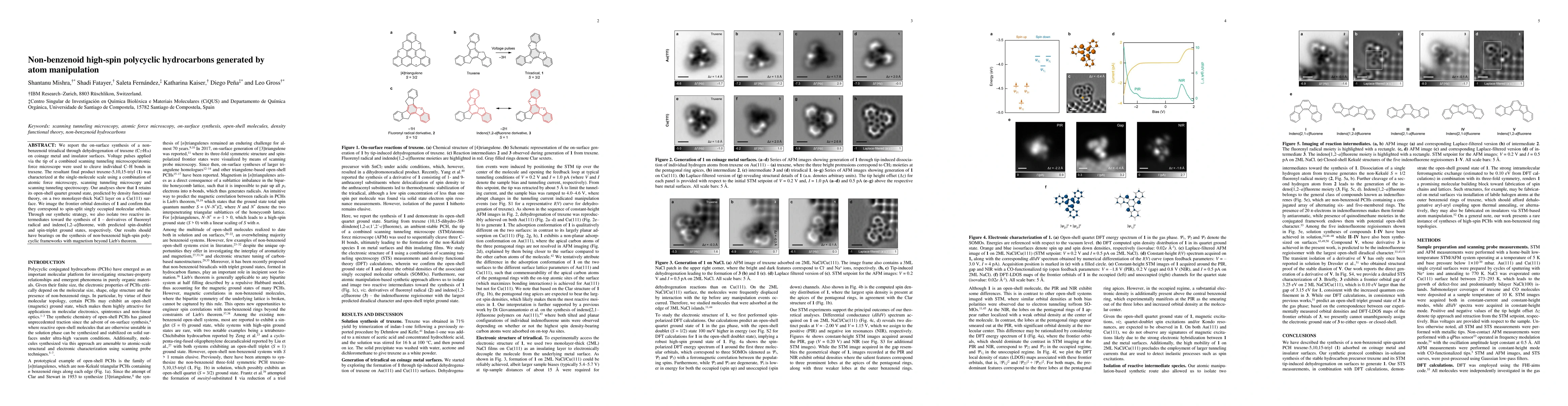 Thumbnail for Non-benzenoid high-spin polycyclic hydrocarbons generated by atom
  manipulation
