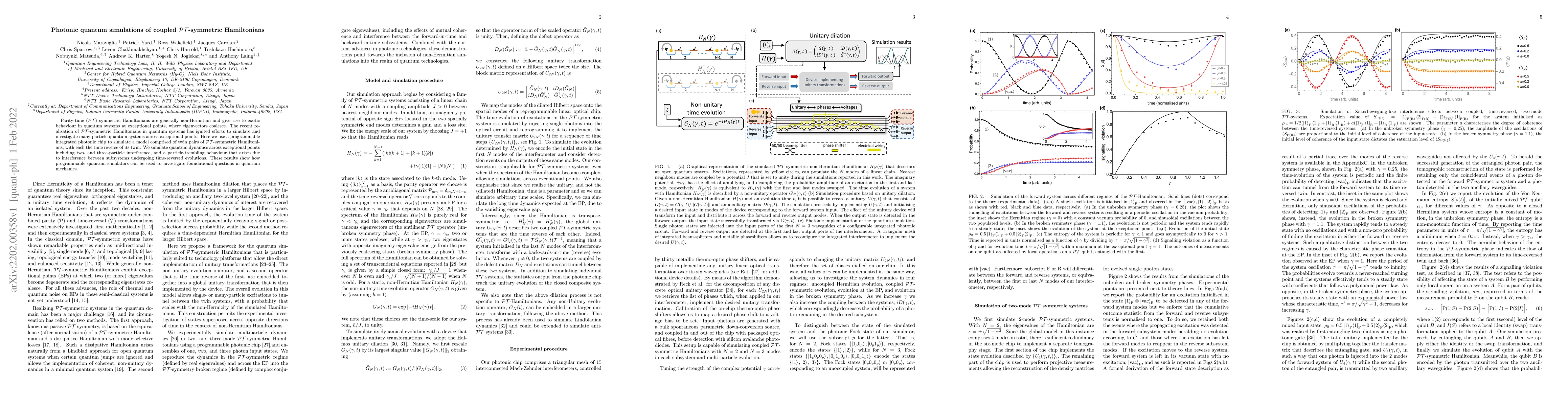 Thumbnail for Photonic quantum simulations of coupled $PT$-symmetric Hamiltonians