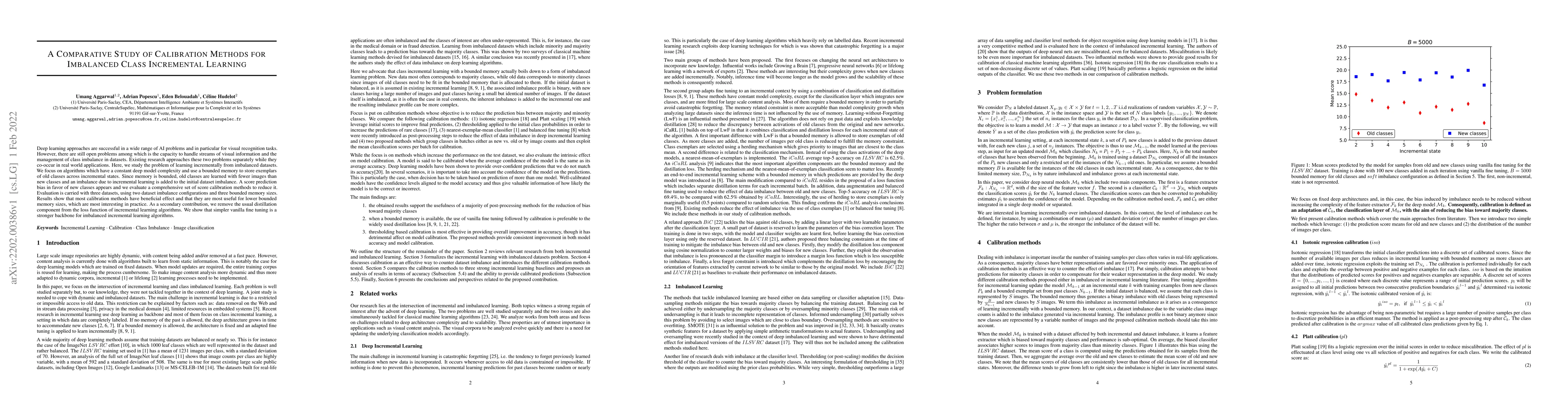 Thumbnail for A Comparative Study of Calibration Methods for Imbalanced Class
  Incremental Learning