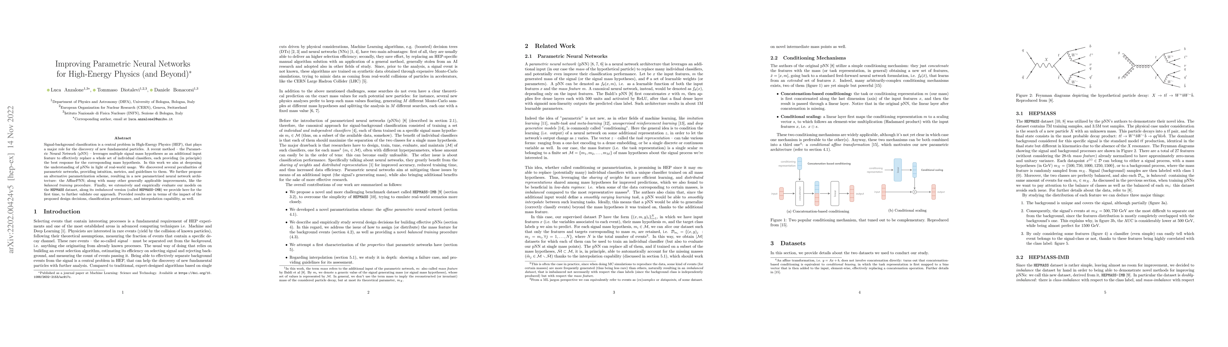 Thumbnail for Improving Parametric Neural Networks for High-Energy Physics (and
  Beyond)