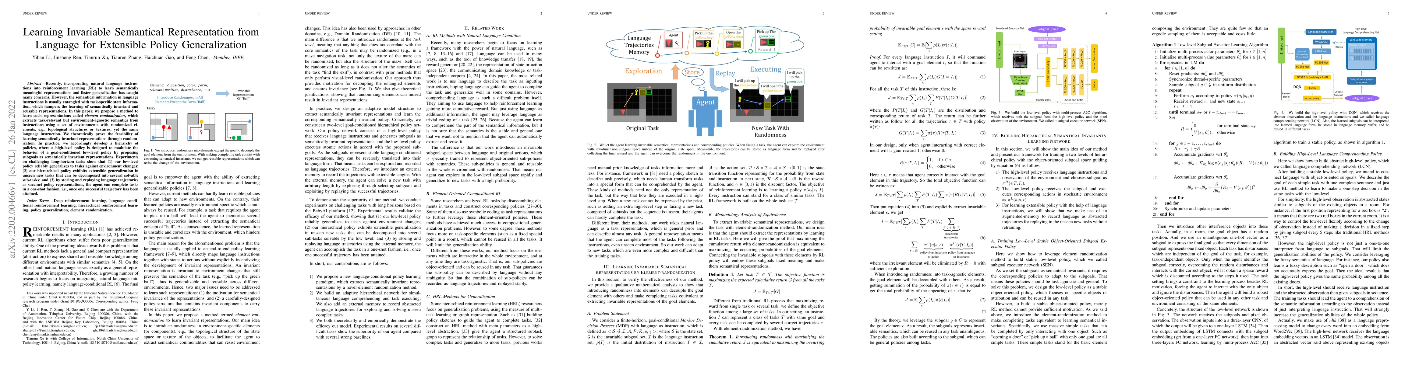 Thumbnail for Learning Invariable Semantical Representation from Language for
  Extensible Policy Generalization