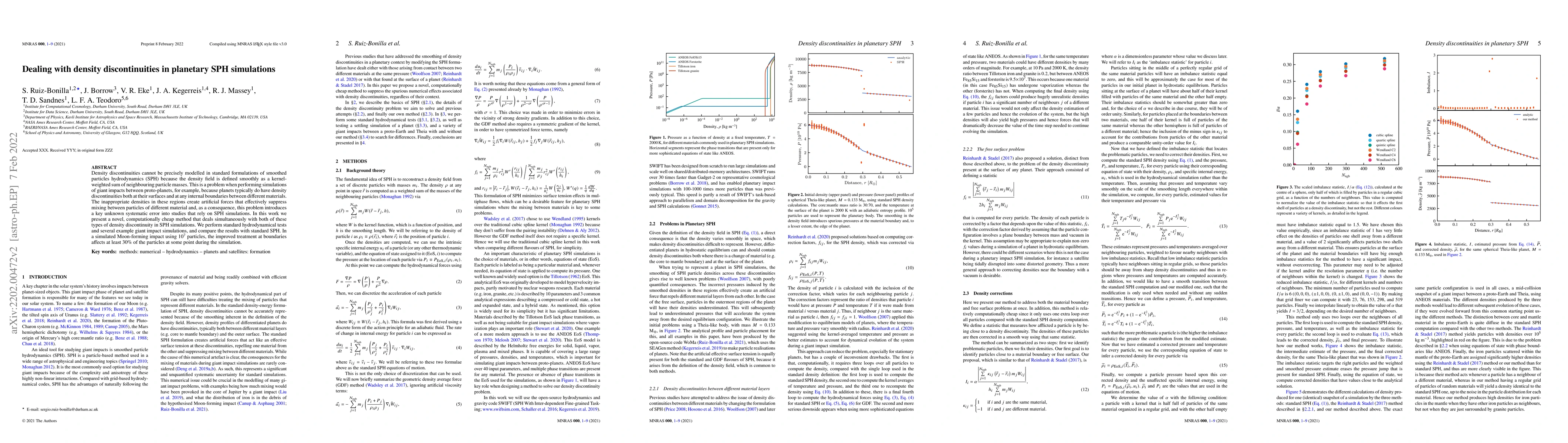 Thumbnail for Dealing with density discontinuities in planetary SPH simulations