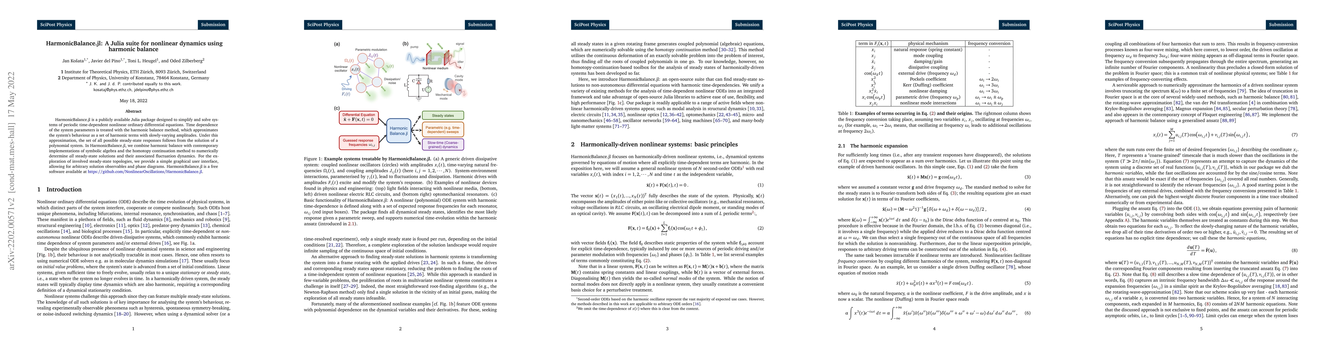 Thumbnail for HarmonicBalance.jl: A Julia suite for nonlinear dynamics using harmonic
  balance