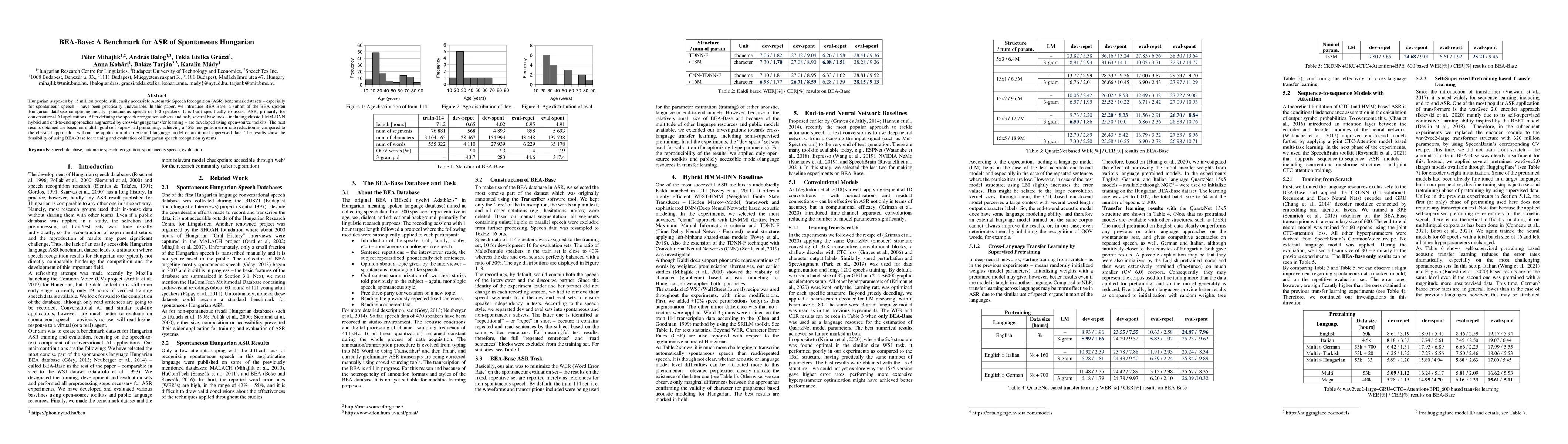 Thumbnail for BEA-Base: A Benchmark for ASR of Spontaneous Hungarian