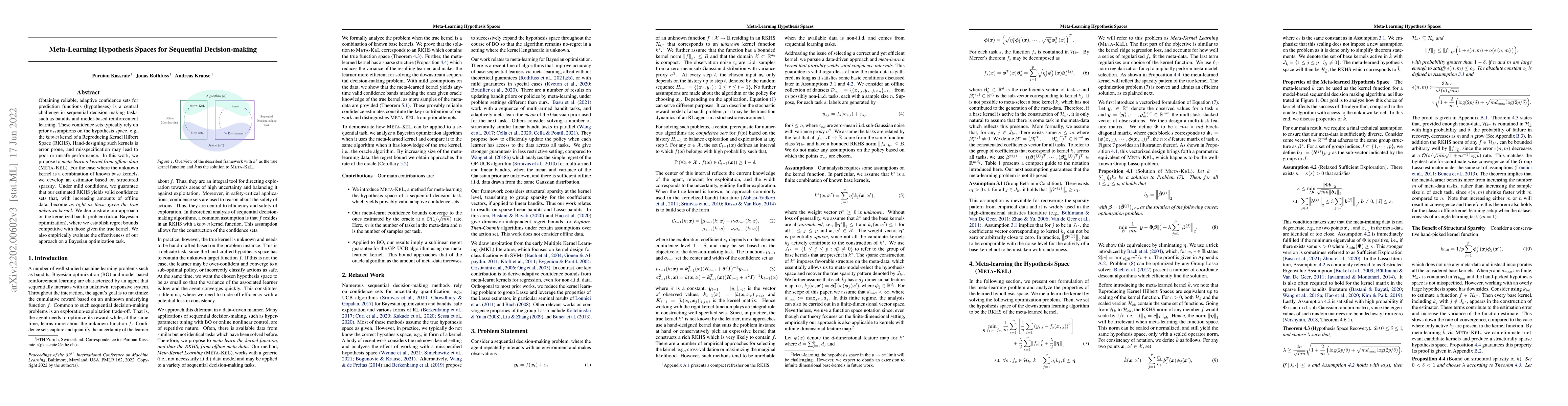 Thumbnail for Meta-Learning Hypothesis Spaces for Sequential Decision-making