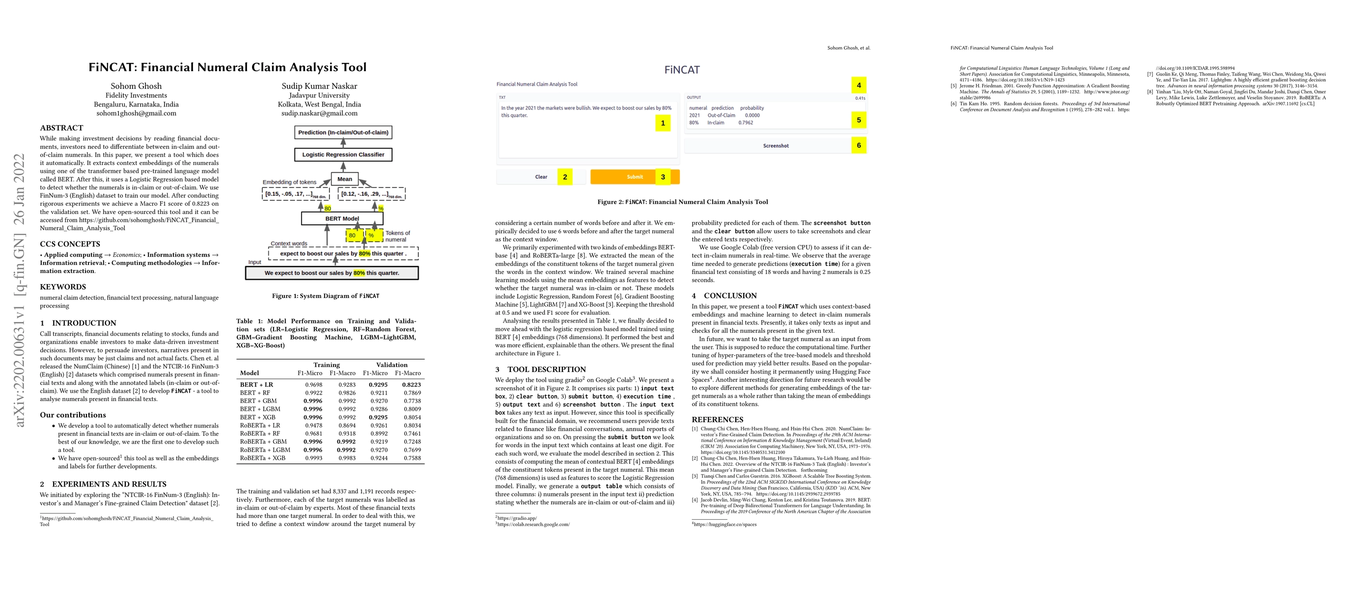 Thumbnail for FiNCAT: Financial Numeral Claim Analysis Tool