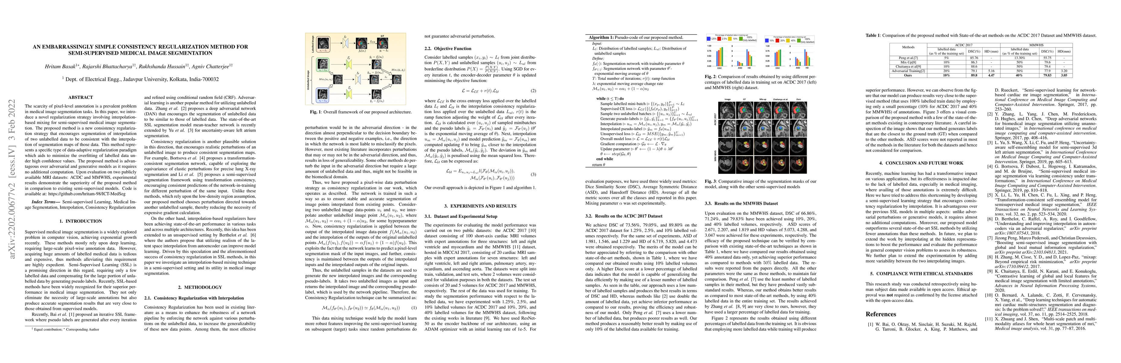 Thumbnail for An Embarrassingly Simple Consistency Regularization Method for
  Semi-Supervised Medical Image Segmentation