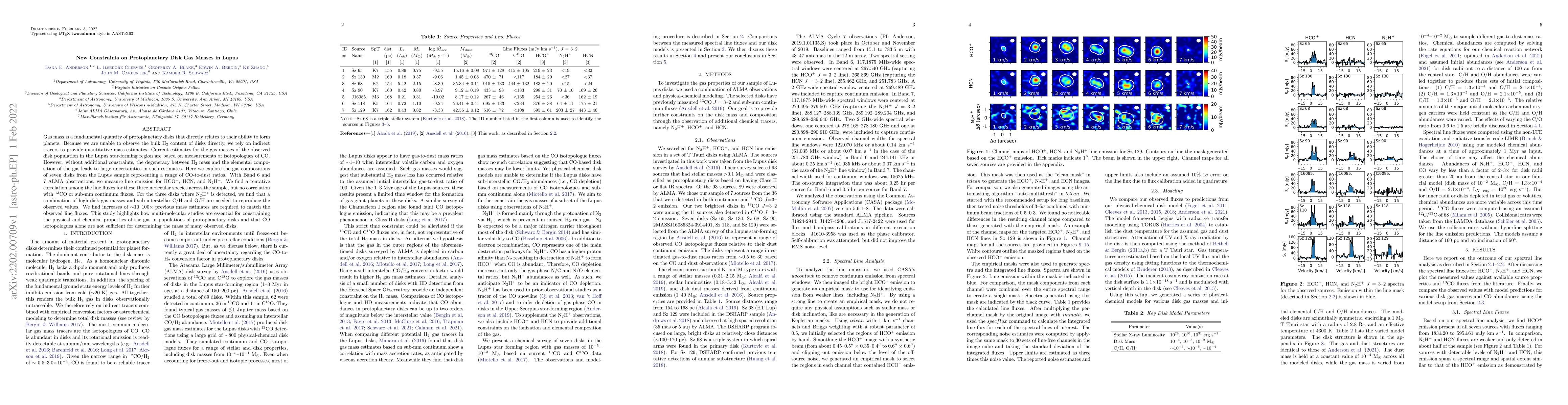 Thumbnail for New Constraints on Protoplanetary Disk Gas Masses in Lupus