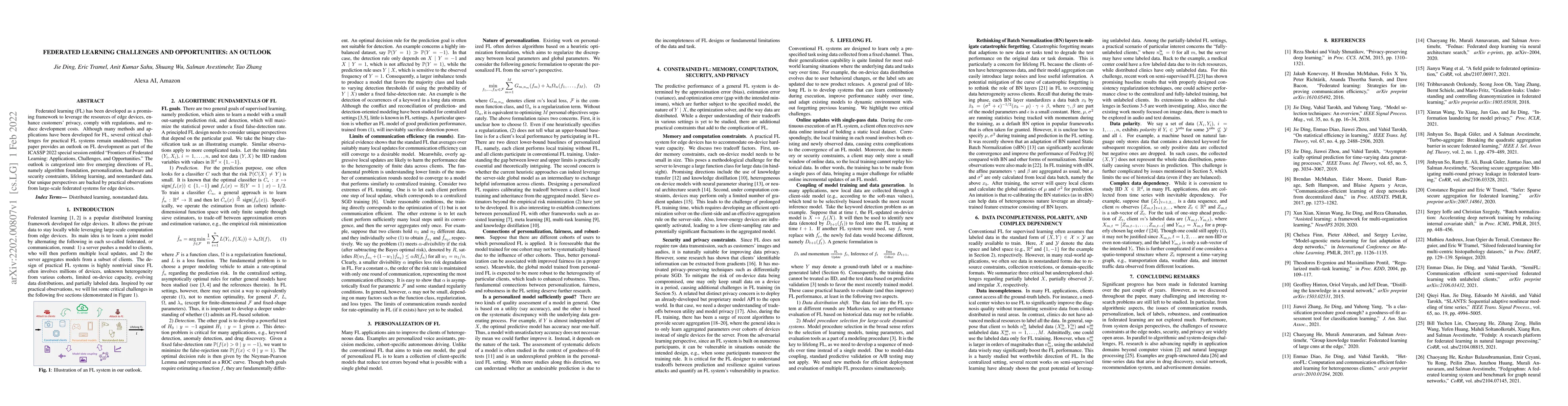 Thumbnail for Federated Learning Challenges and Opportunities: An Outlook