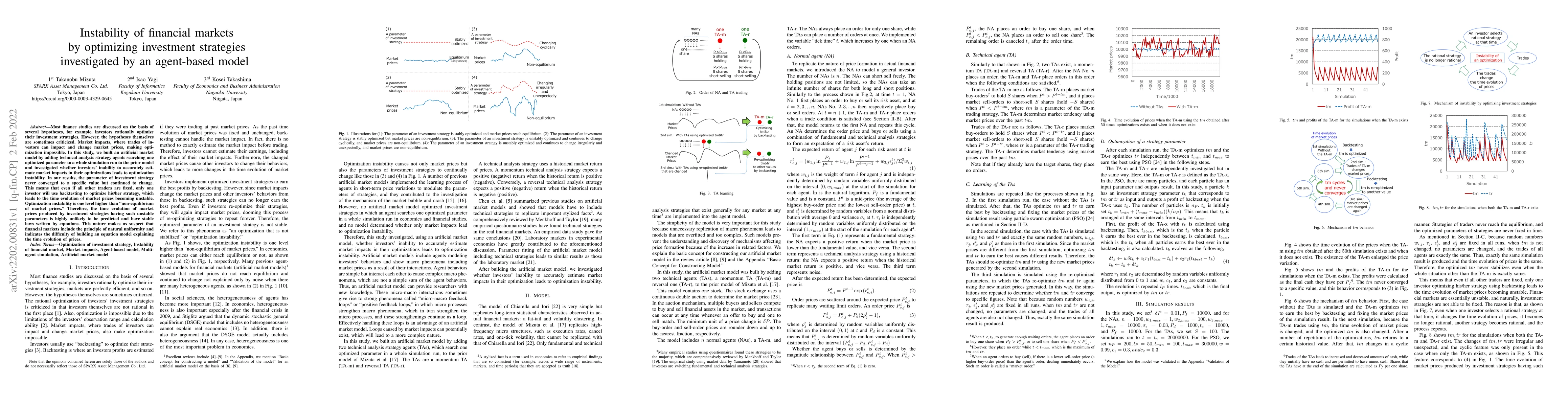Thumbnail for Instability of financial markets by optimizing investment strategies
  investigated by an agent-based model