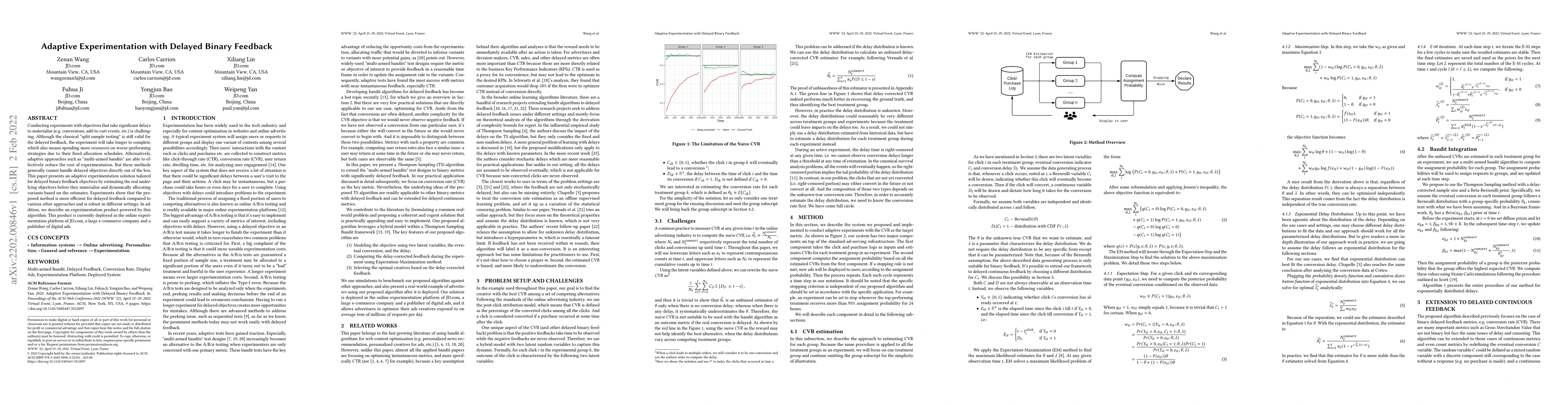 Thumbnail for Adaptive Experimentation with Delayed Binary Feedback