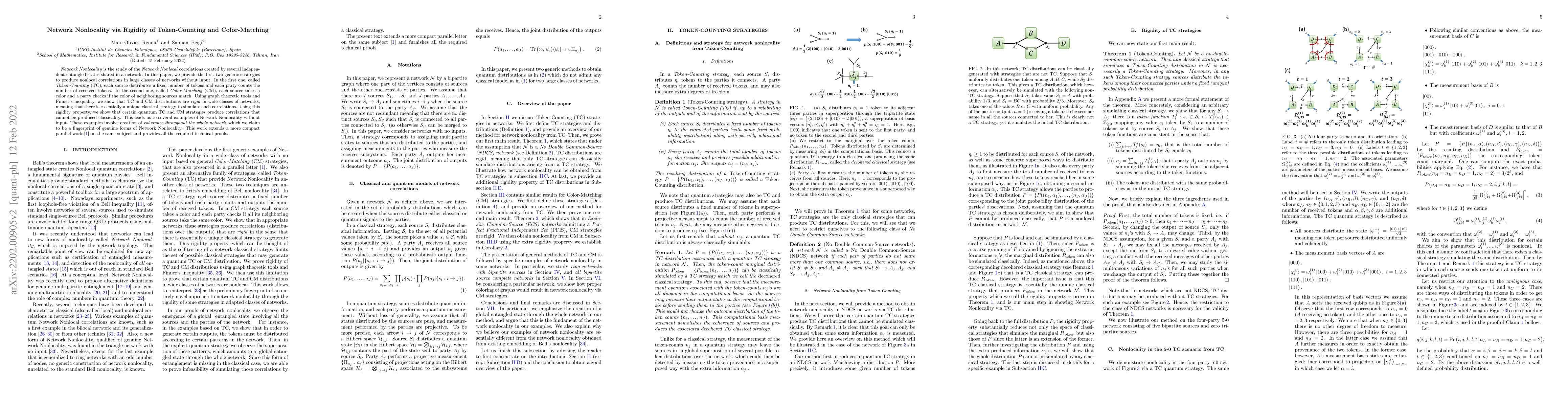 Thumbnail for Network Nonlocality via Rigidity of Token-Counting and Color-Matching